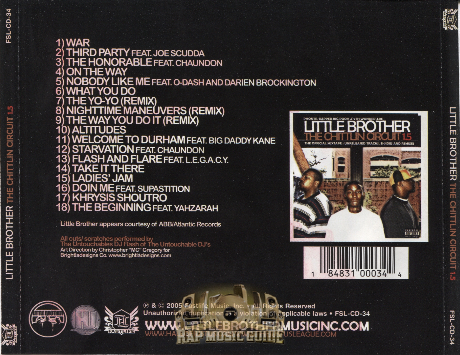 Little Brother - The Chittlin Circuit 1.5: CD | Rap Music Guide